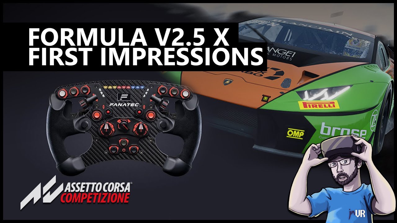 Fanatec Formula V2.5X | Trying it out in ACC - First Impressions