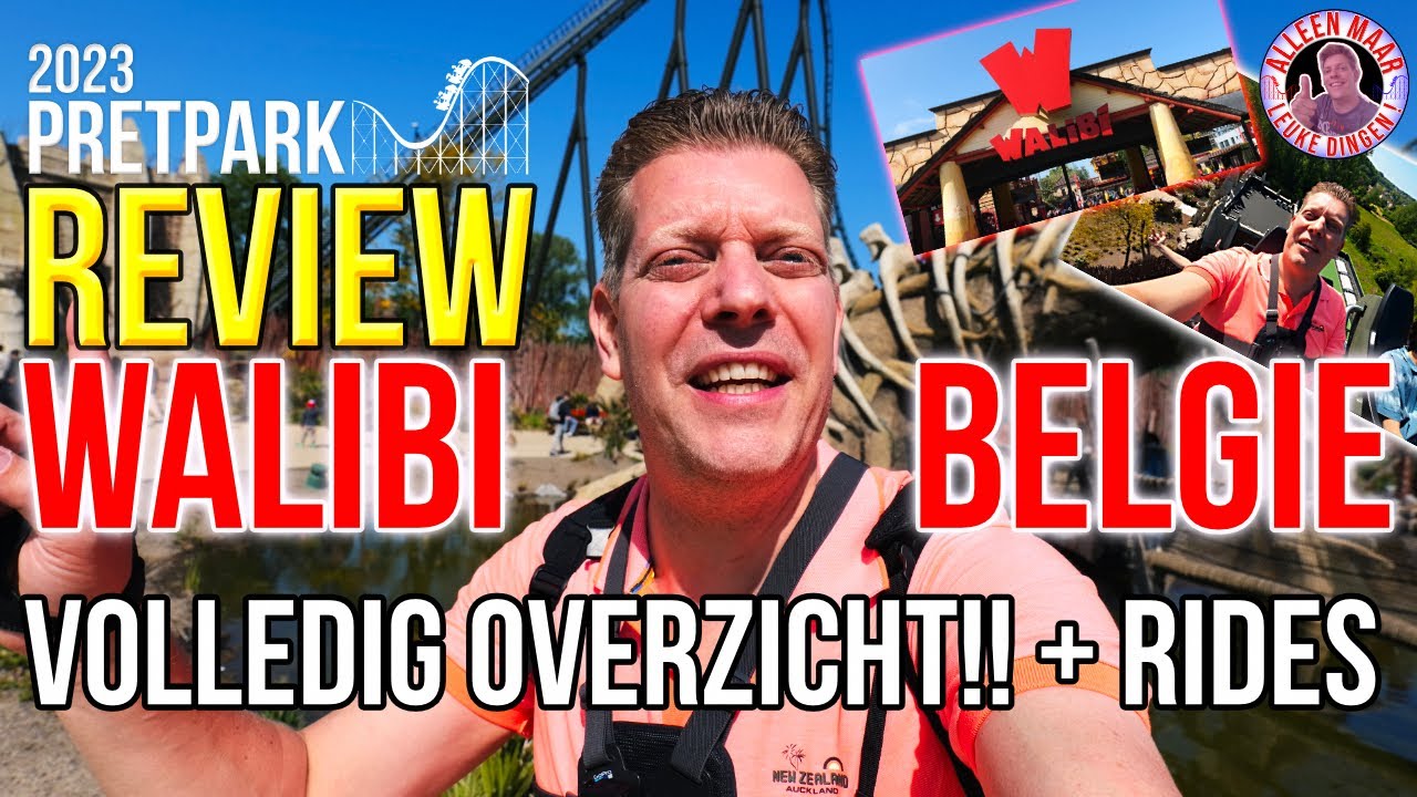 WALIBI BELGIE 2023 beter dan Nederlands park!  - VOLLEDIG OVERZICHT + ON-RIDES