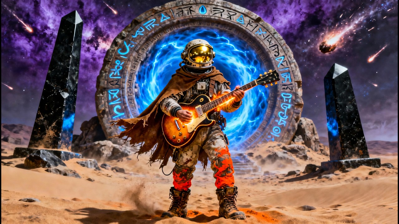 Desert Highway Under Stars | Psychedelic Rock Night Driving