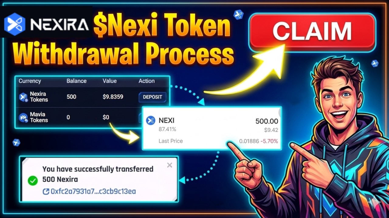 How to Withdraw Nexi Token | Nexira Airdrop Claim | Nexi Token Withdraw