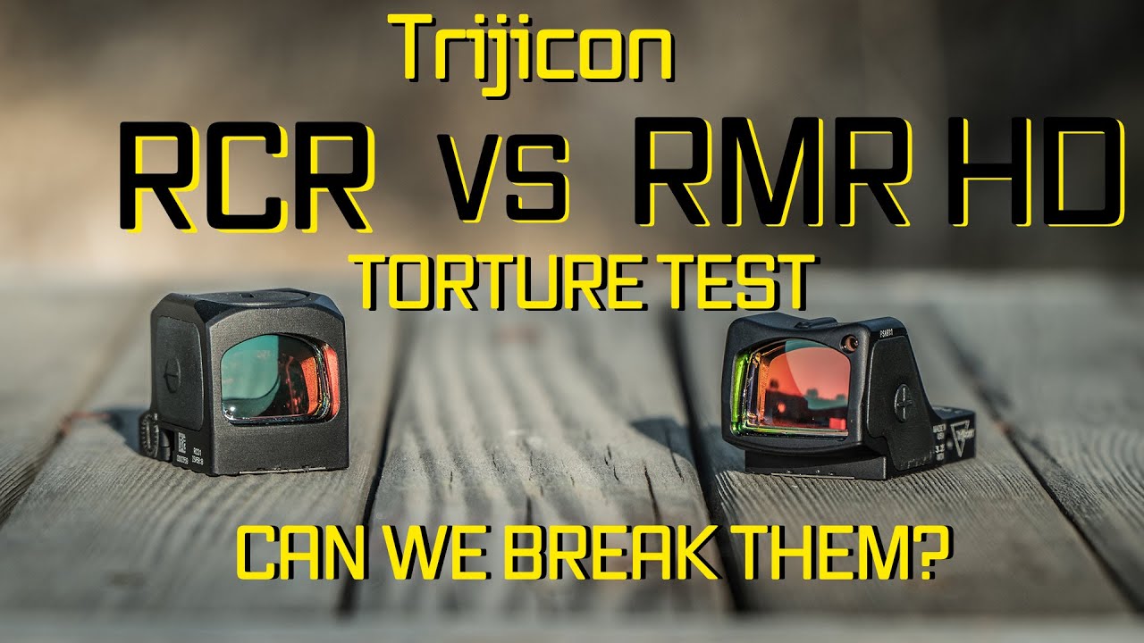 Уничтожили прицел Trijicon! Краш-тест новых коллиматоров RMR HD и RCR