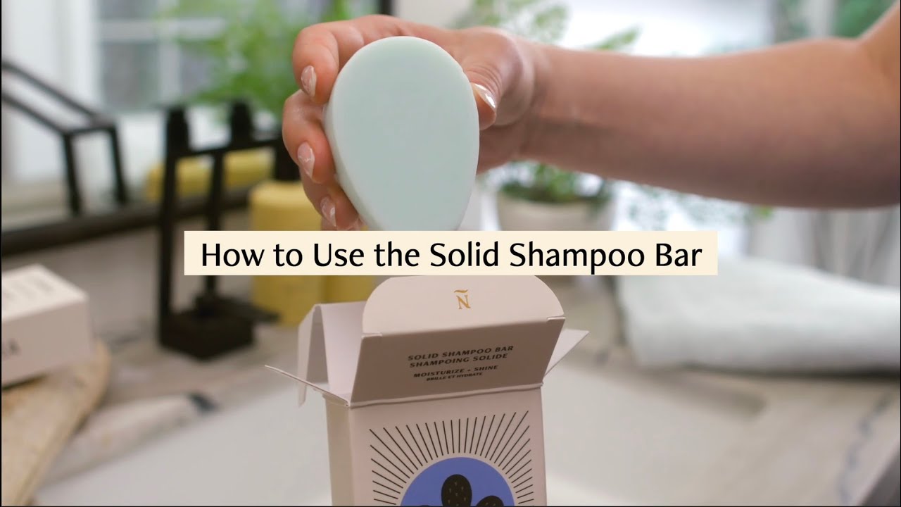 How To Use The Moisturize + Shine Solid Shampoo Bar