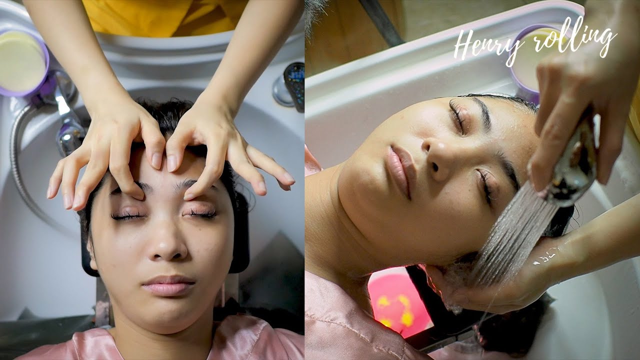 Stop Worrying & Sleep Quickly with Asmr Facial Massage & Hair Wash with POULPE TOOLS