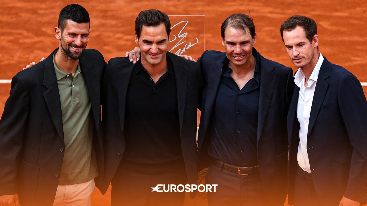 I Big 4 si riuniscono per l'omaggio a NADAL | Roland Garros 2025 | Rivivi il momento