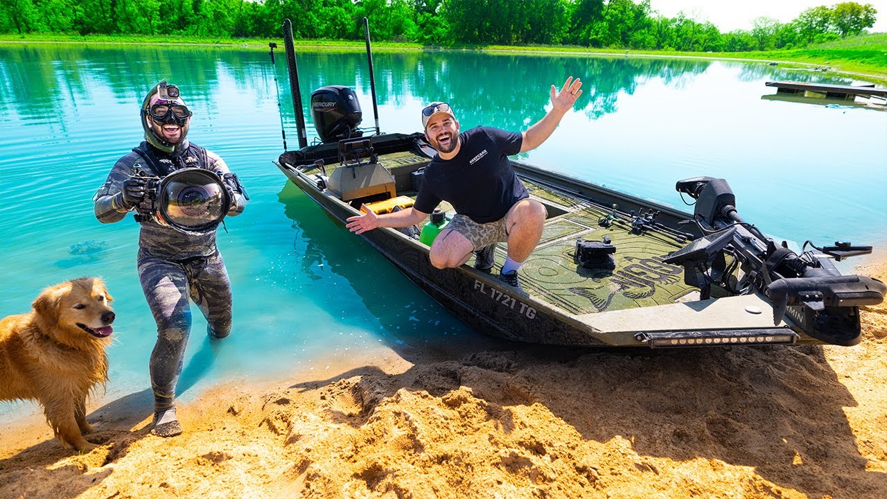 Diving FLAIR'S POND To Fix  A MAJOR PROBLEM.. (Sunken AIRPLANE)