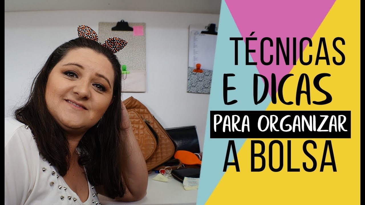 Organizando a bolsa, carteira e necessaire | #30DiasSemBagunça | Organização é vida | Como organizar