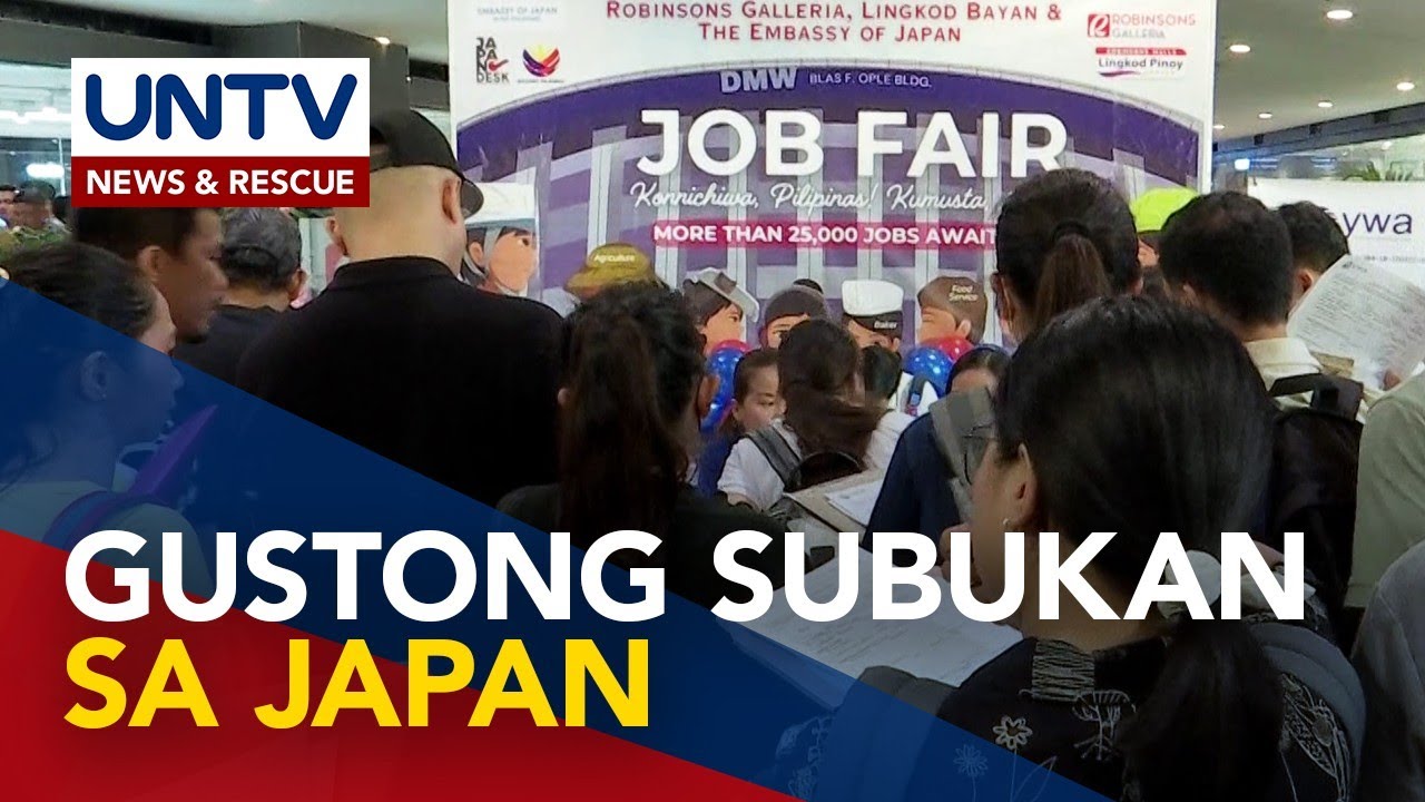 Mahigit 25K trabaho sa Japan, alok sa unang country exclusive job fair ng DMW