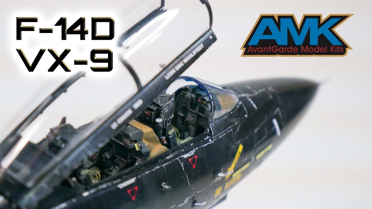 AMK F-14D VX-9 1/48 Scale Model Build Part 1: Cockpit