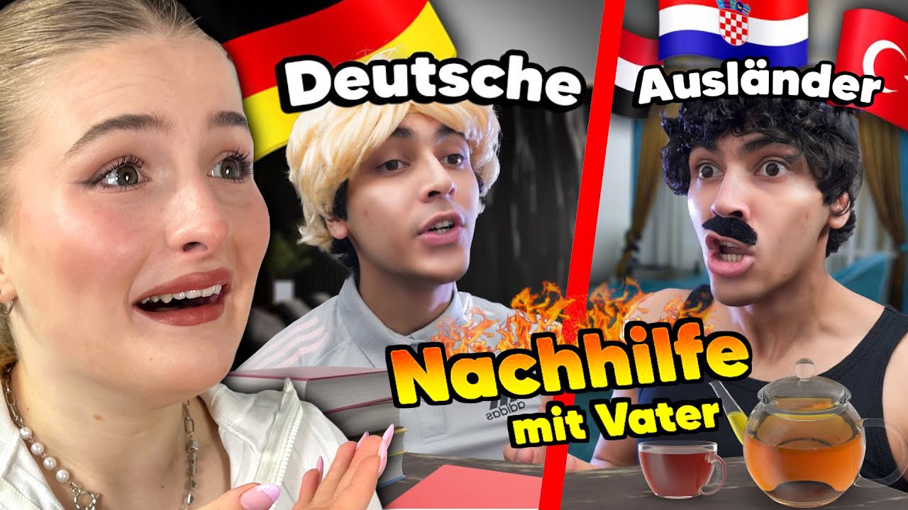 Deutsche vs Ausländer - Nachhilfe mit Vater 😳😂 | Mohi__07 - LiDiRo reagiert