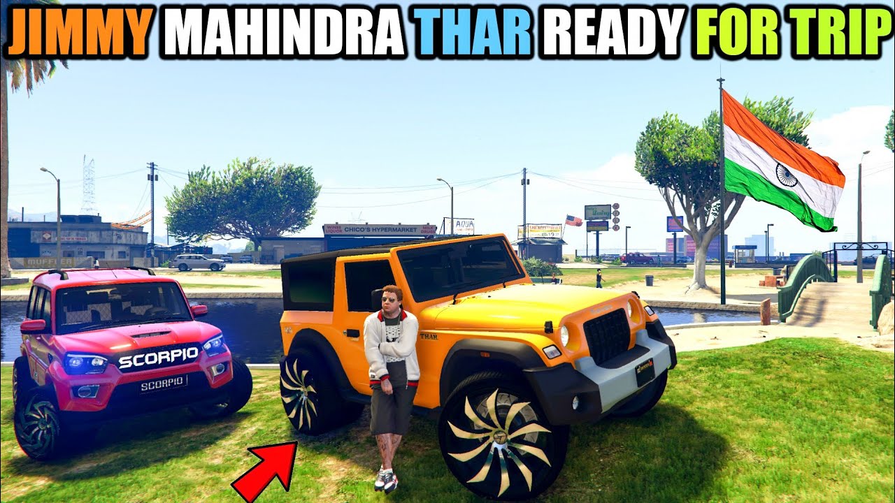 JIMMY MAHINDRA THAR READY FOR TRIP | GTA 5 😲