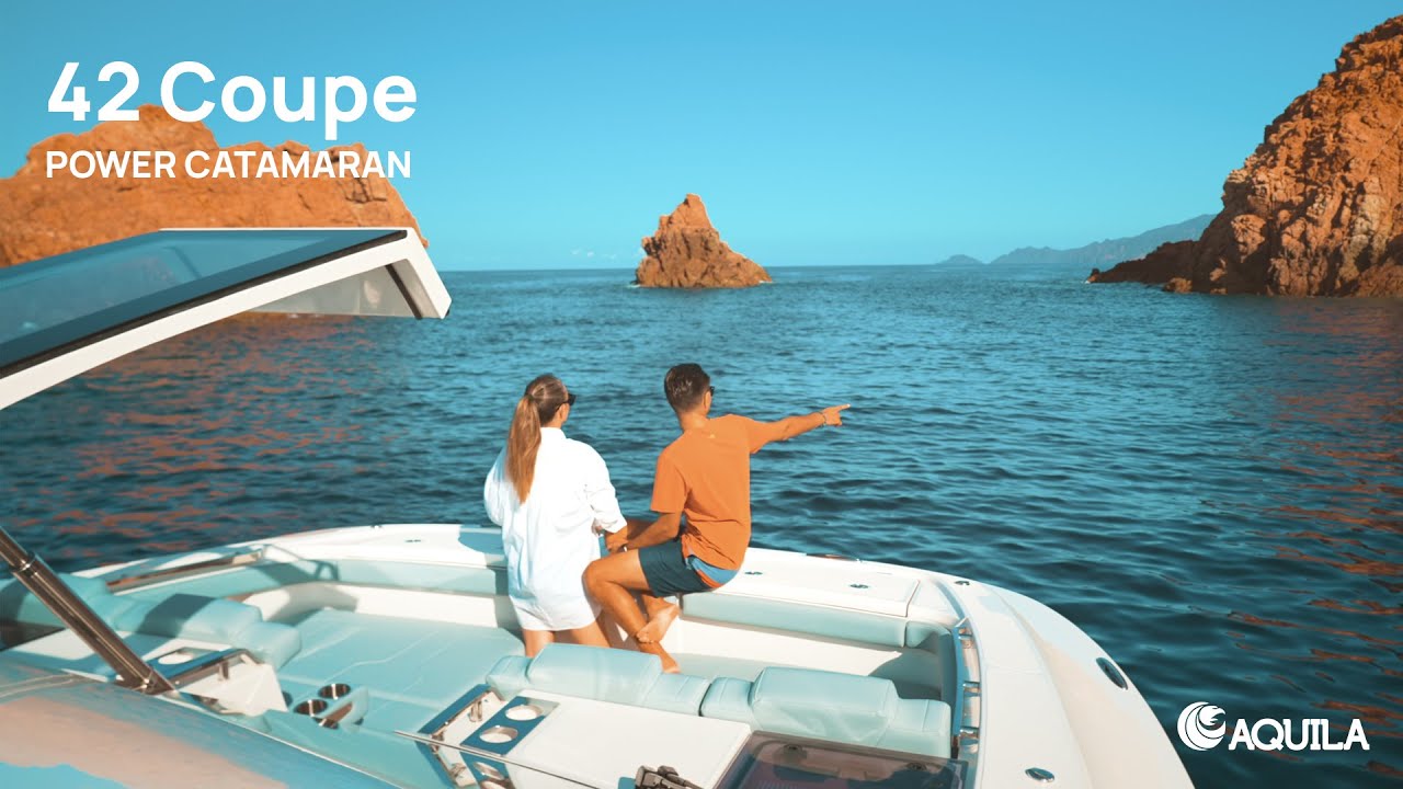 Aquila 42 Coupe | Yacht Comfort Meets Sport Boat Thrills | Mediterranean