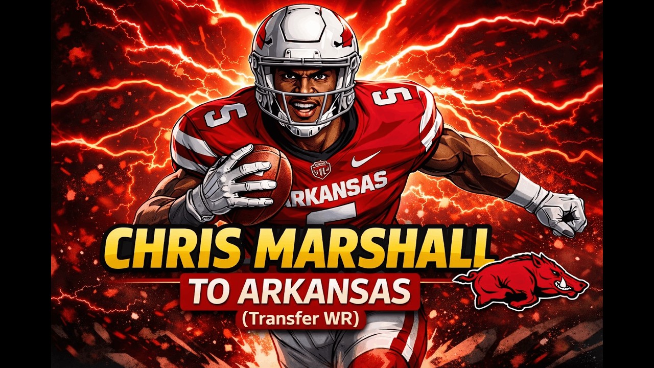 Chris Marshall to Arkansas | Former 5⭐ WR, SEC Size, BIG Play Upside | Razorbacks Breakdown