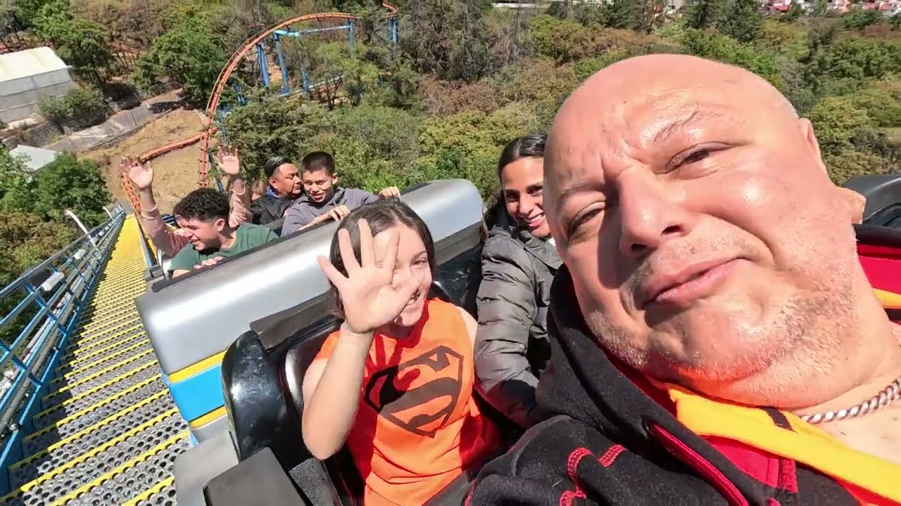 Superman el Último Escape Six flags México 2025 | POV:  El último escape a toda velocidad 🎢🔥