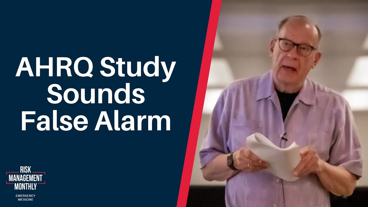 AHRQ Misdiagnosis Study Sounds False Alarm About America’s Emergency Rooms