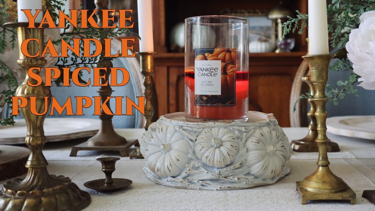 🍁 Yankee Candle Spiced Pumpkin 🍁