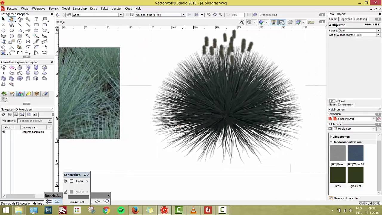 Tuinarchitectuur in Vectorworks - deel 3