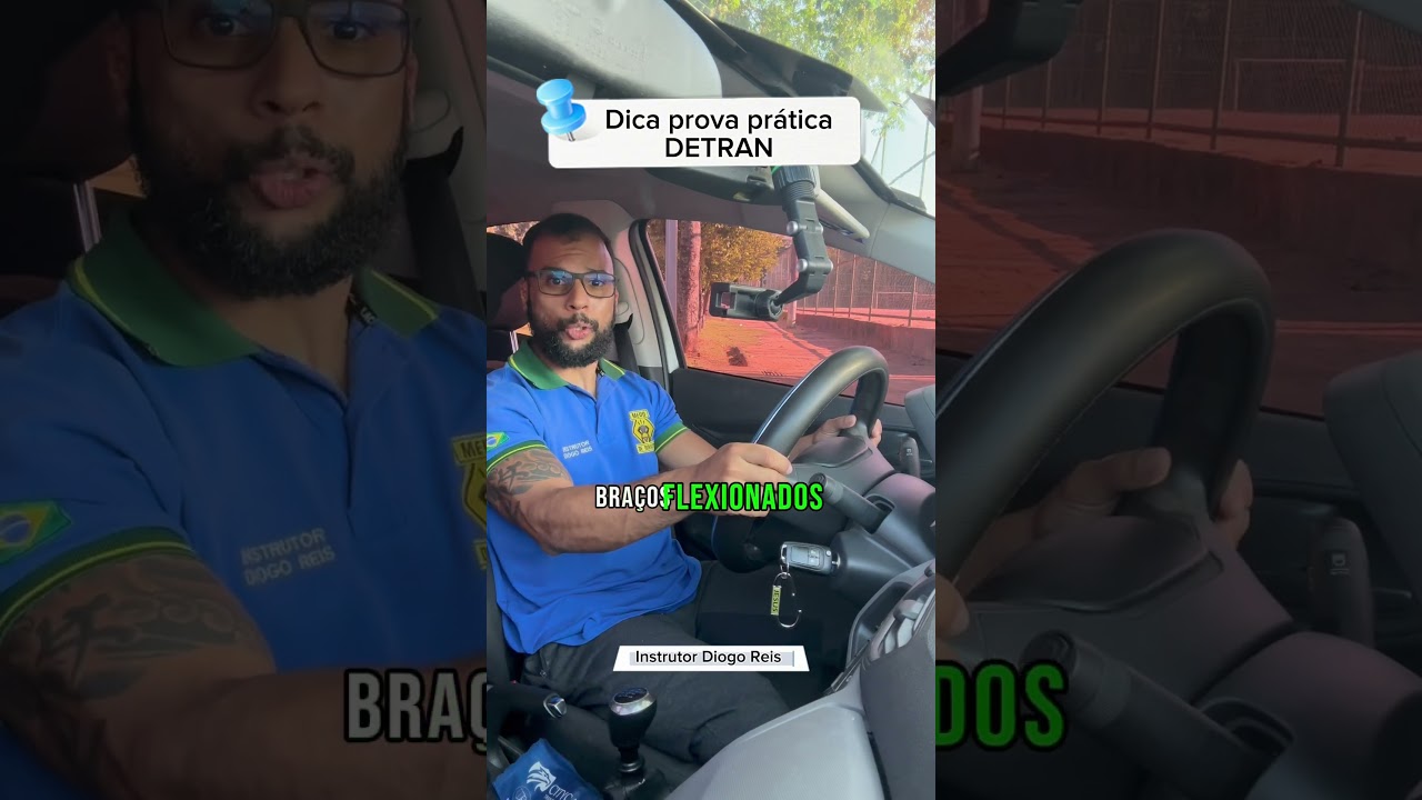 Dica prova pr&aacute;tica DETRAN com instrutor Diogo Reis 👑