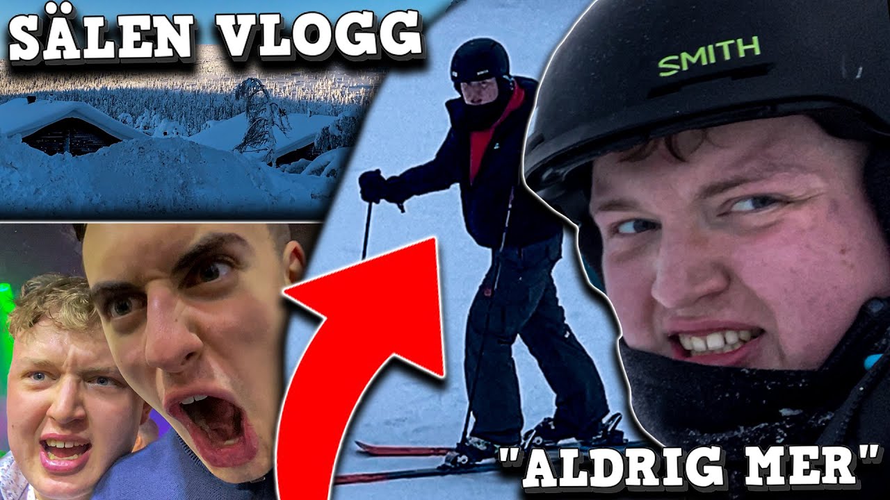 &Aring;ker skidor f&ouml;r F&Ouml;RSTA G&Aring;NGEN!! - S&Auml;LEN vlogg