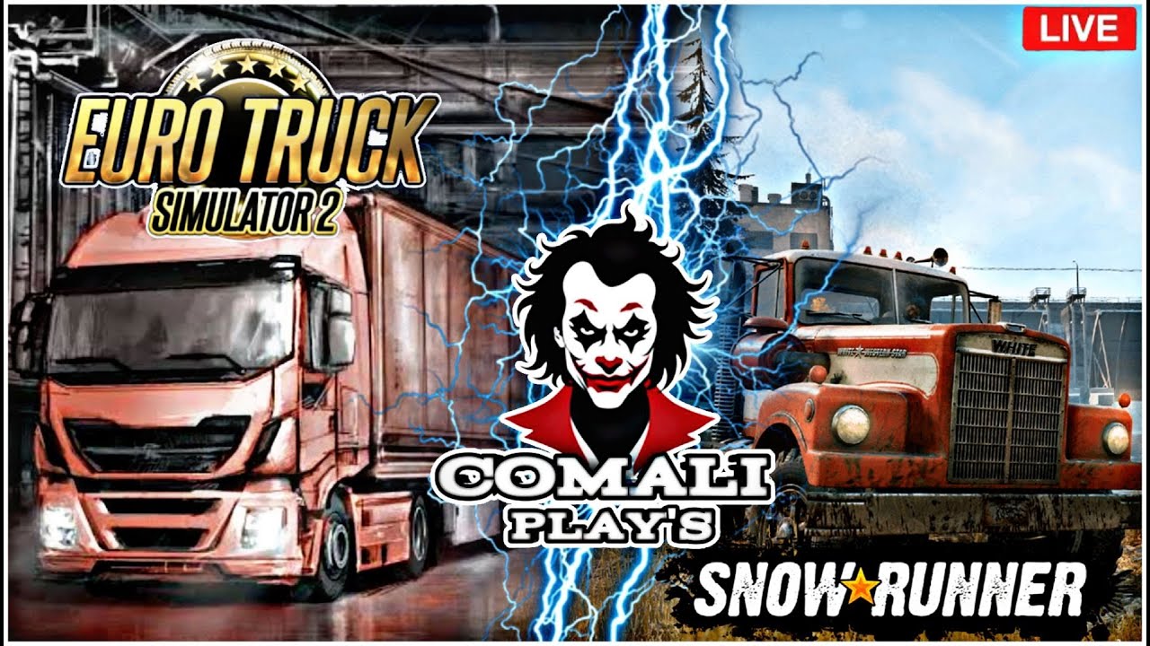 ETS-2 LIVE | SNOW RUNNER | PRO DRIVING | COMALI PLAYS ▶️