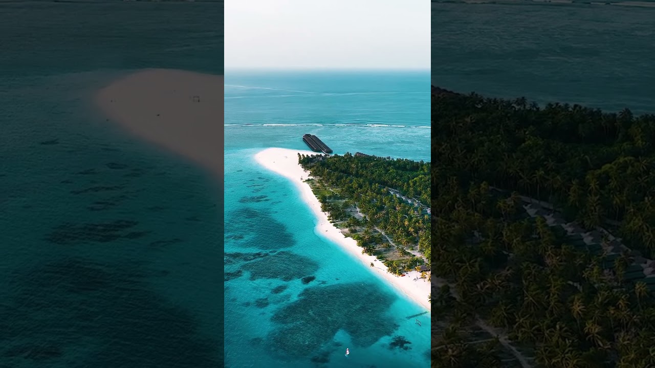 Meeru is a large island in itself with uninterrupted stretches of white sandy beaches 🏝