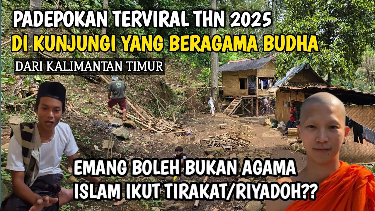 PADEPOKAN TERVIRAL THN 2025|| DI KUNJUNGI YANG BERAGAMA BUDHA DARI KALIMANTAN TIMUR