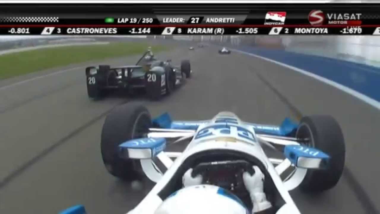Indycar 2015. Round 11. Fontana. California. Race [Part 1/2]