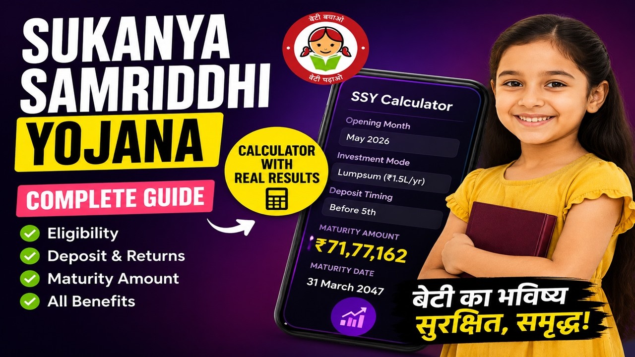 Sukanya Samriddhi Yojana 2026: Invest ₹12,500/Month to Get ₹71 Lakhs? | New SSY Calculator