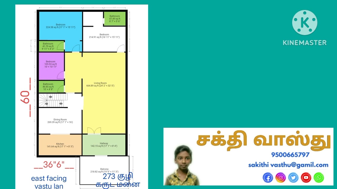 273 குழி கருட மனை.60*36