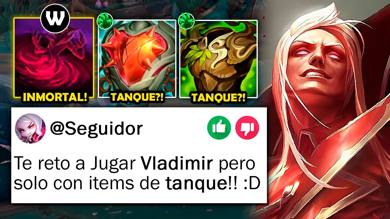 Vladimir pero con su build inmortal y la W quita el 80% de Vida