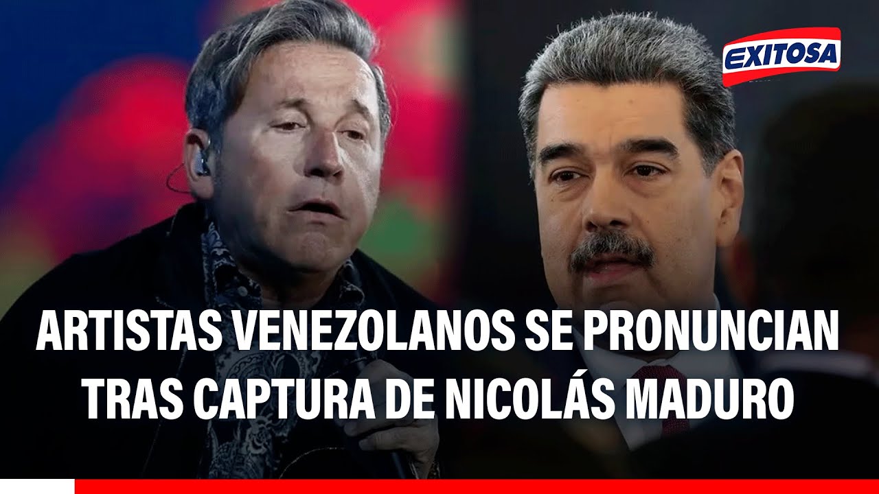 🔴🔵 Artistas venezolanos se pronuncian tras captura de Nicolás Maduro: 