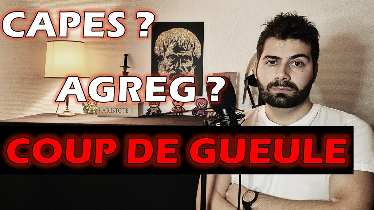 CAPES ? AGREG ? : Mon coup de gueule