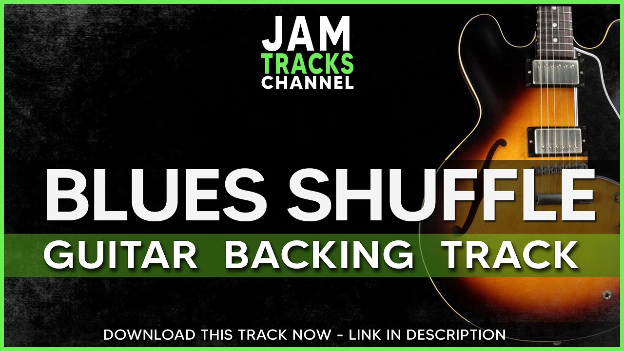 Blues Shuffle Guitar Backing Track in F