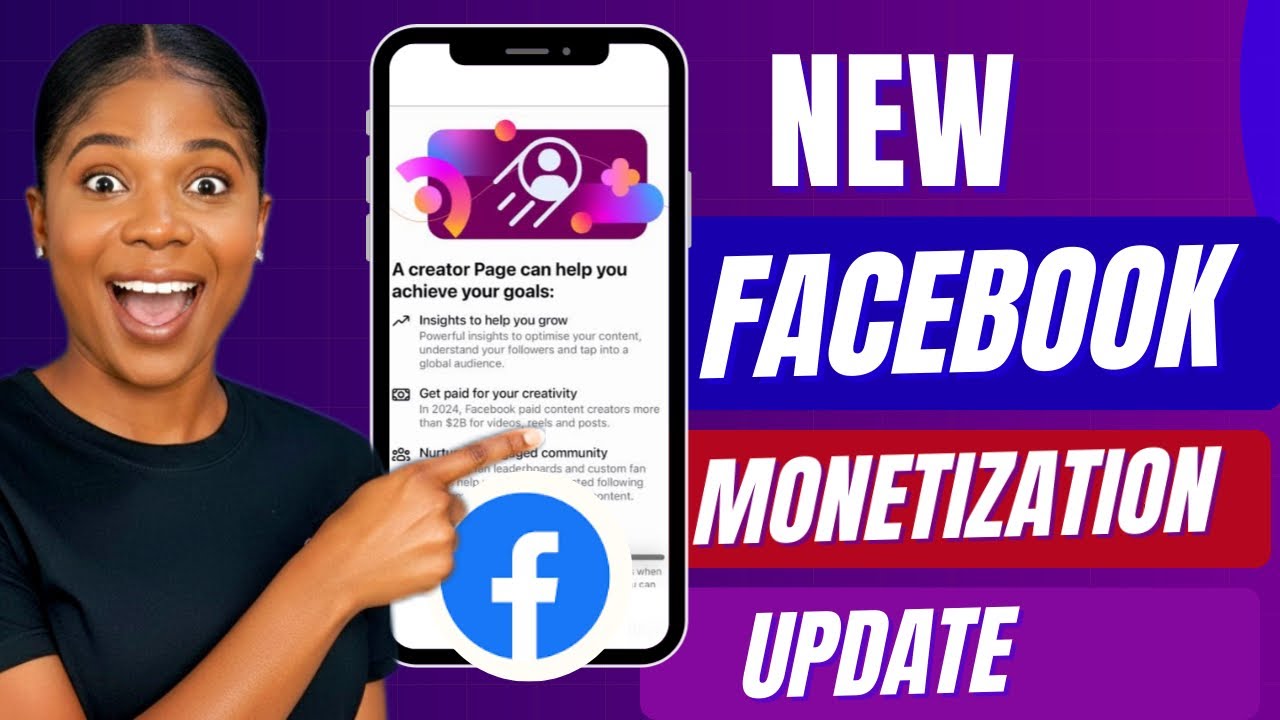 Как настроить новое обновление монетизации Facebook 2025 года на телефоне и ноутбуке