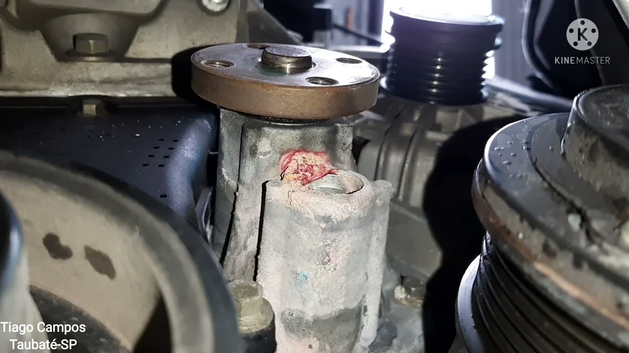 Ecosport 1.6 sigma 2013, troca da bomba d'água e reset da luz manutenção do painel.