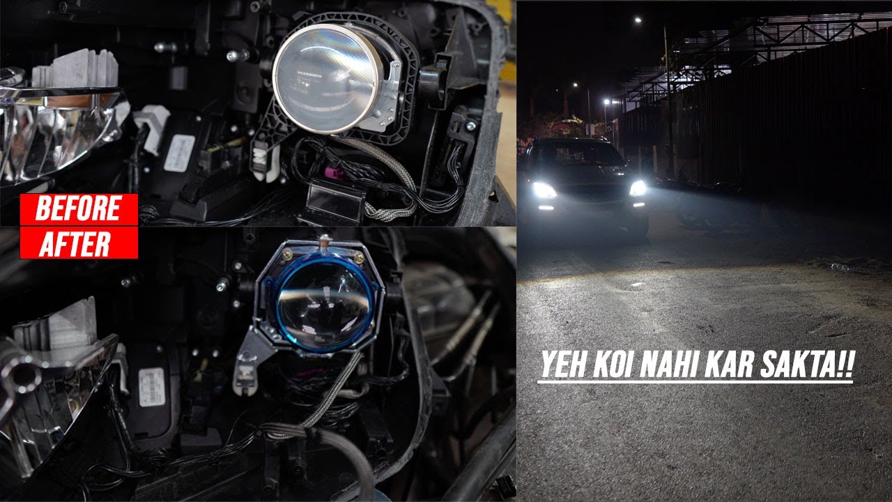 Mercedes ML250 Lights Upgraded || Filmshoppee