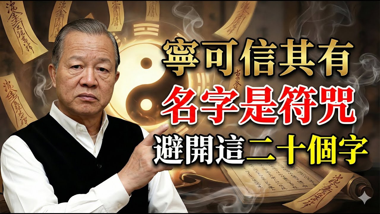 揭開「勞碌命」的真相！曾仕强：這20個字看似吉利，實則是大坑！#曾仕强 #易经智慧 #易經 #取名禁忌 #姓名學 #勞碌命