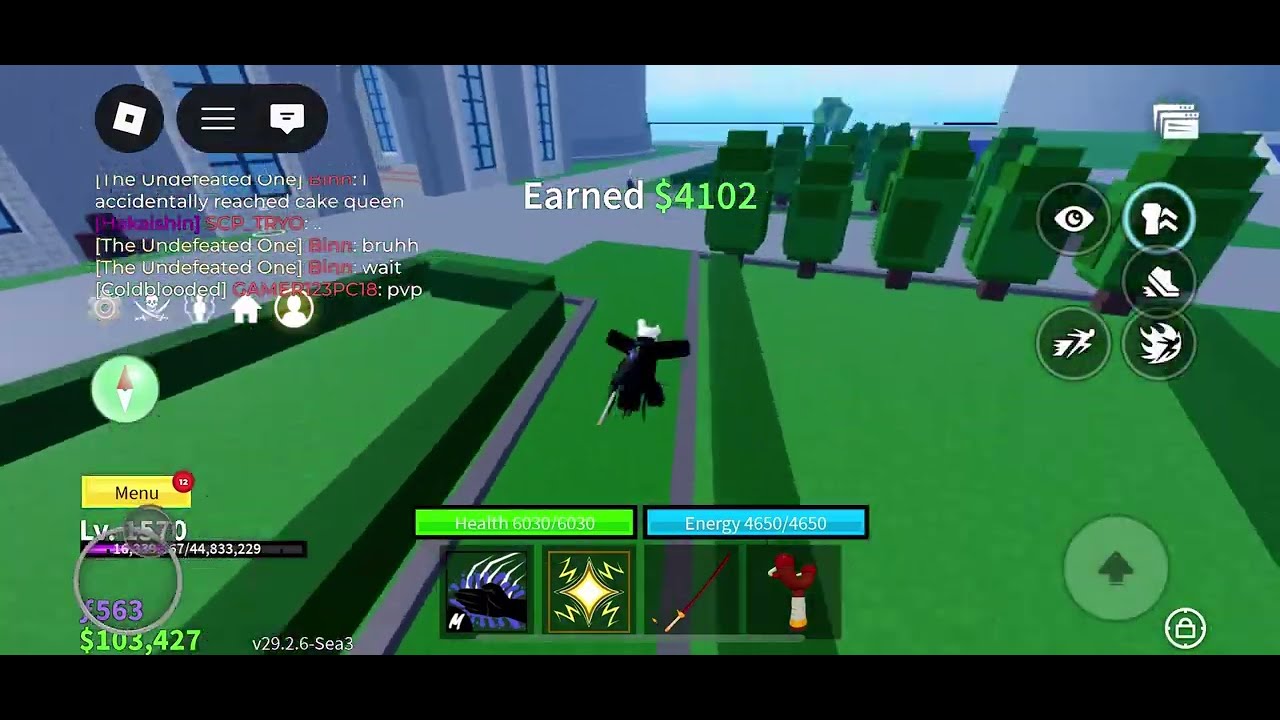 Just Exploring Castle in Blox fruit 🤮