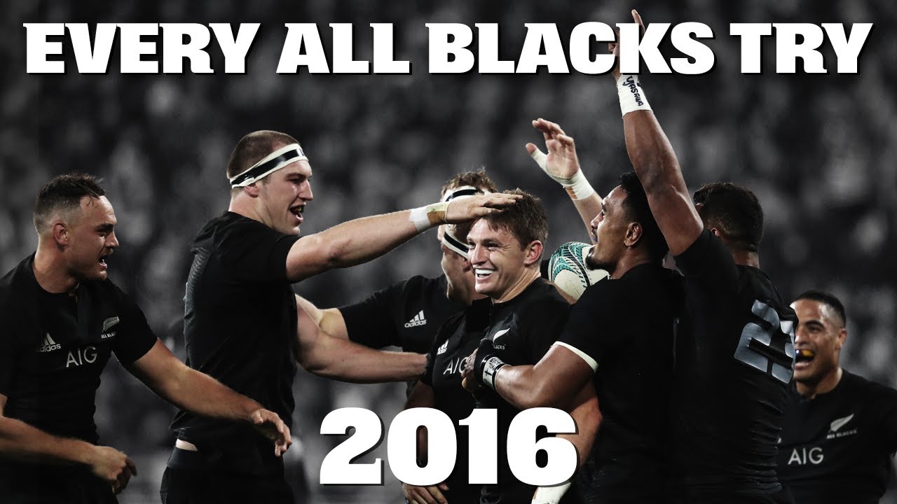 Every All Blacks try in 2016