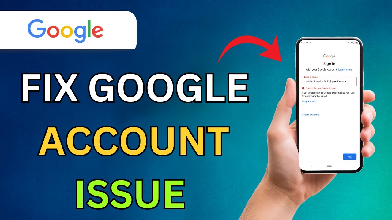 How To FIX Couldn't Find Your Google Account 2025 - Full Guide
