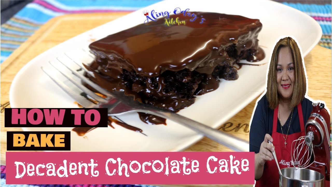 Decadent Moist Chocolate Cake - ANG SARAP!
