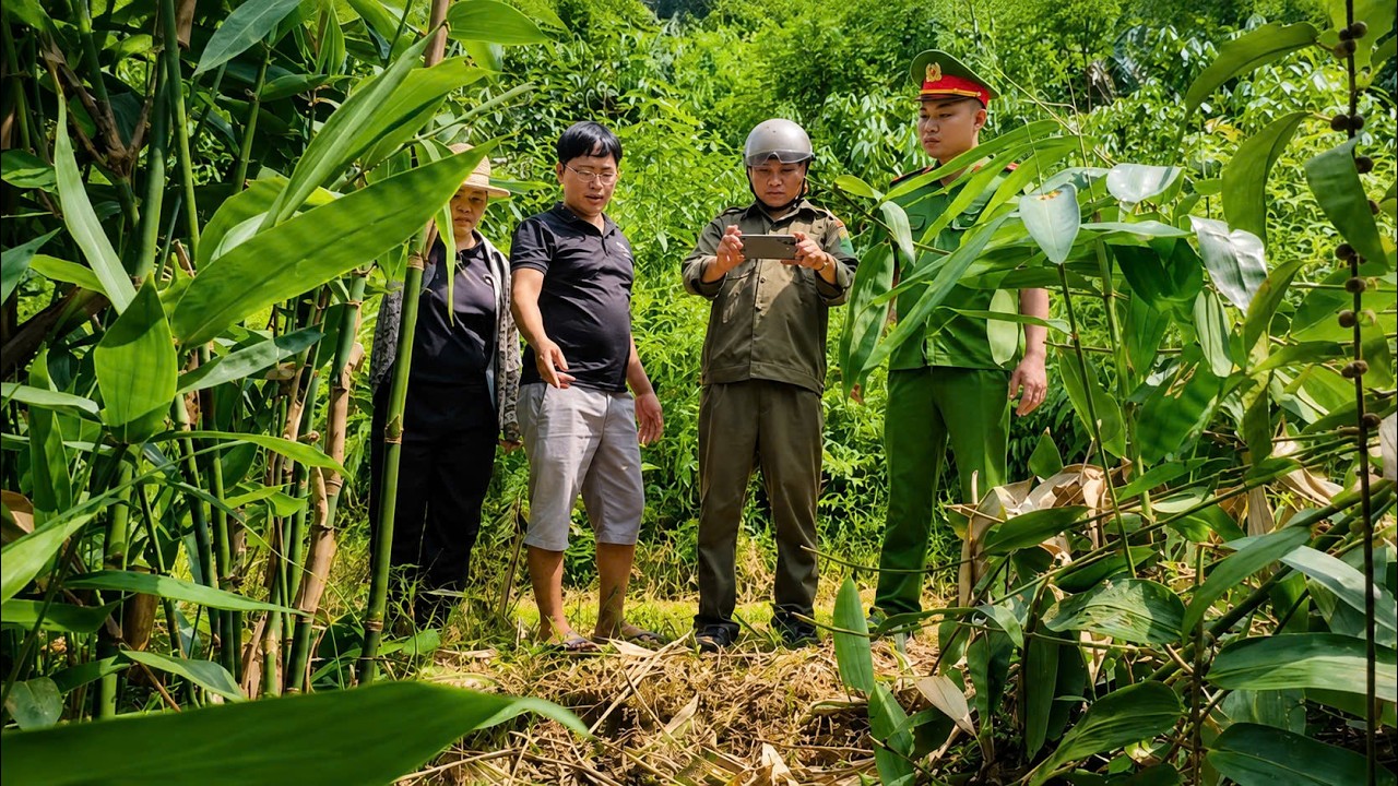 Thanh and the police arrived at the scene to conduct an investigation