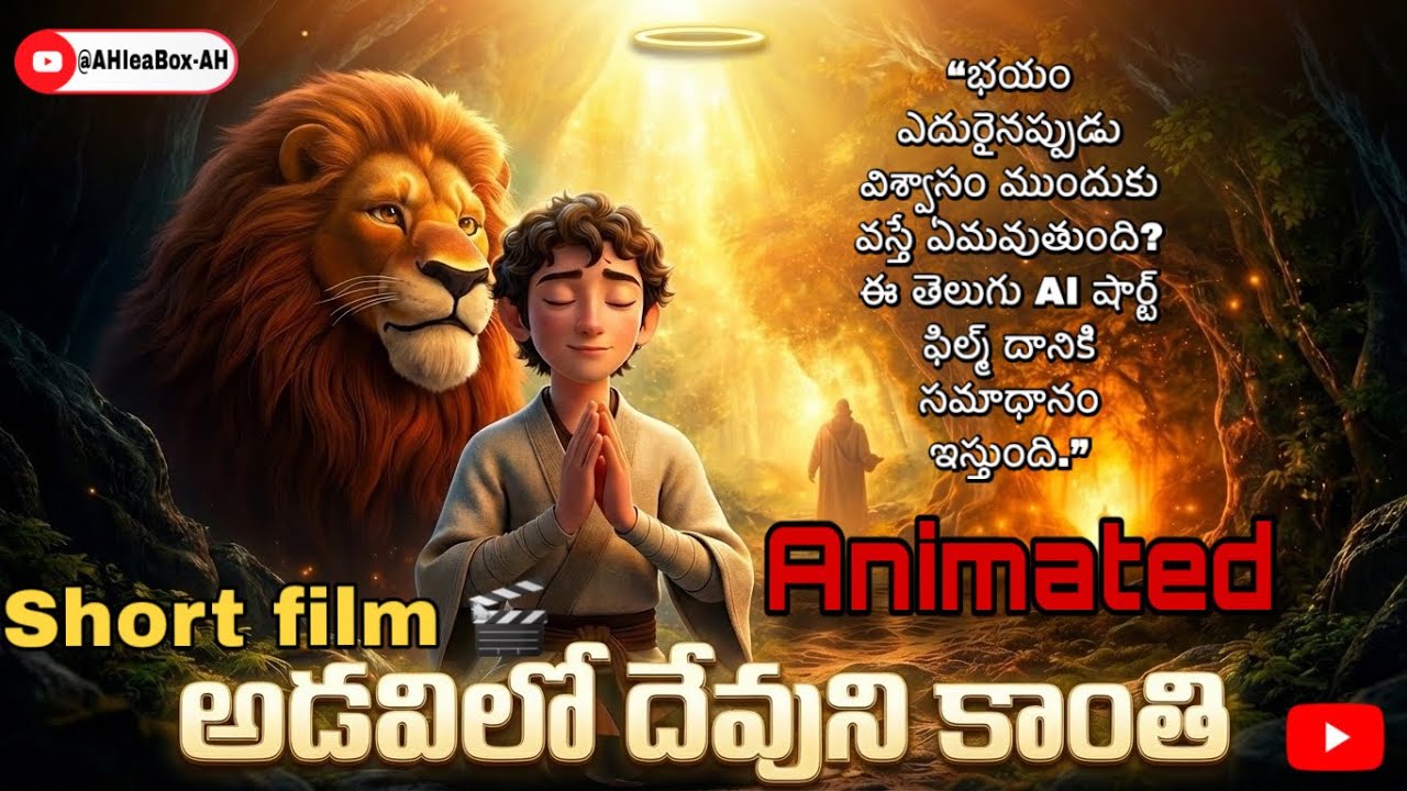 అడవిలో దేవునీ కాంతి 🔥 “Telugu Christian AI Short Film | Adavilo Velugu | Faith Based Story”