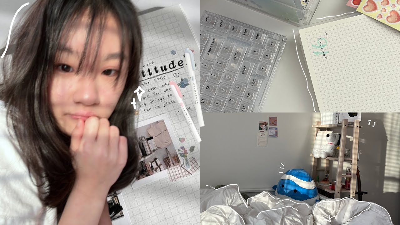 productive days: studying vlog, school off day