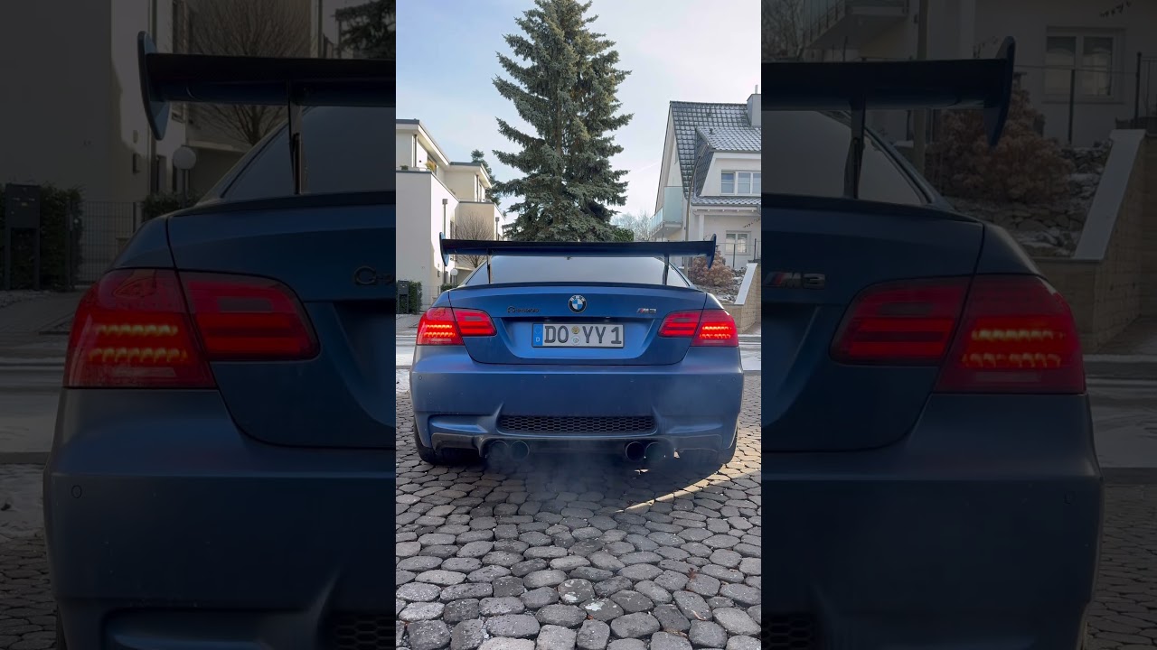 -5° cold start 🥶 E92 M3 Gpower 