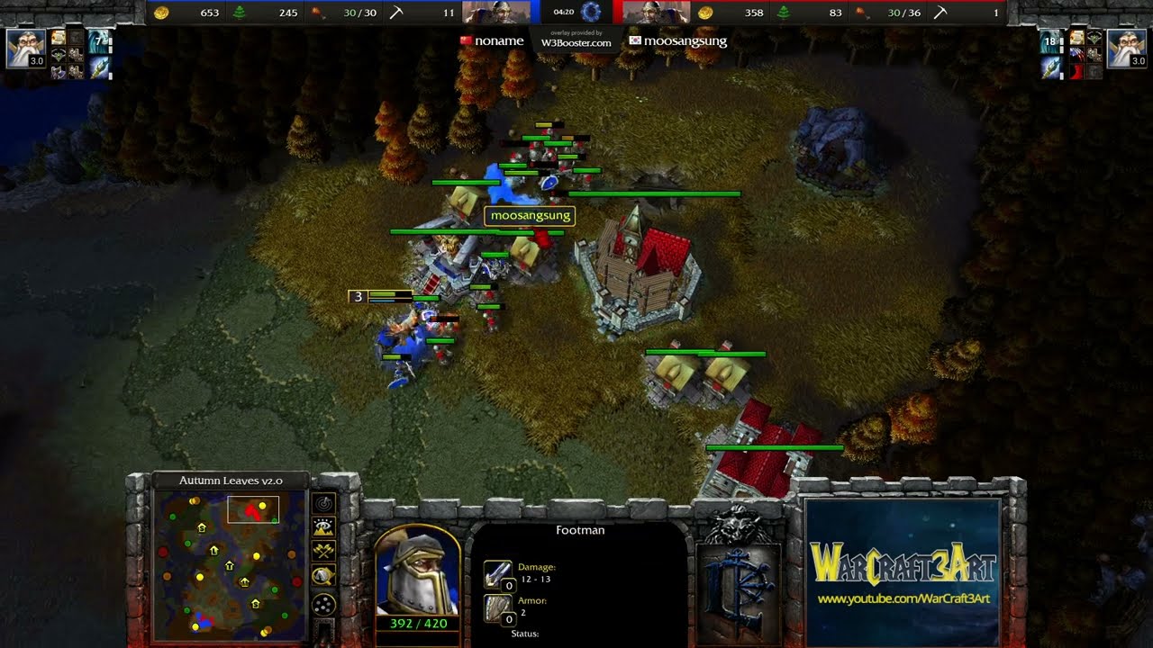 Fortitude(HU)(Blue) vs Sok(HU)(Red) - Warcraft 3: Classic - RN8837