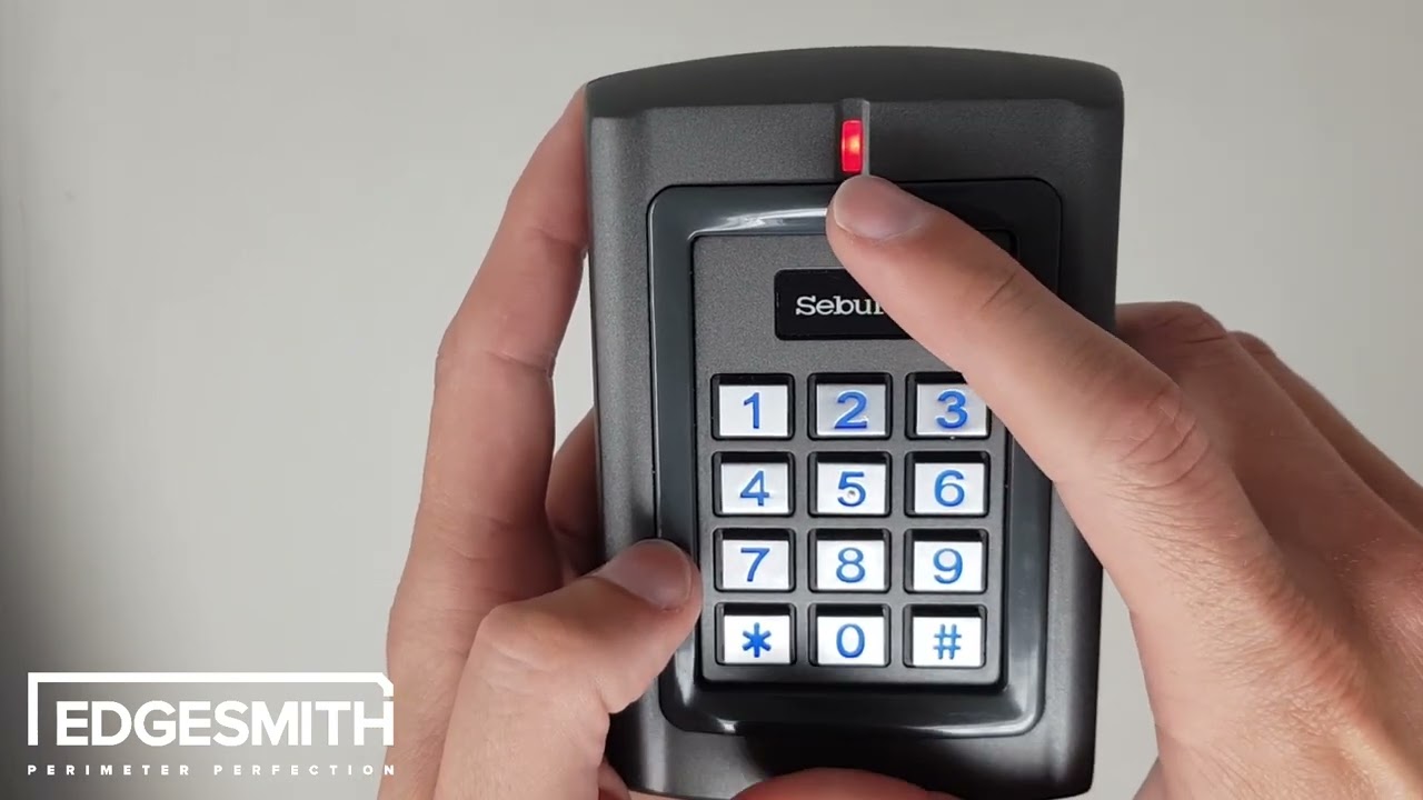Edgesmith : Sebury Wired Keypad Tutorial