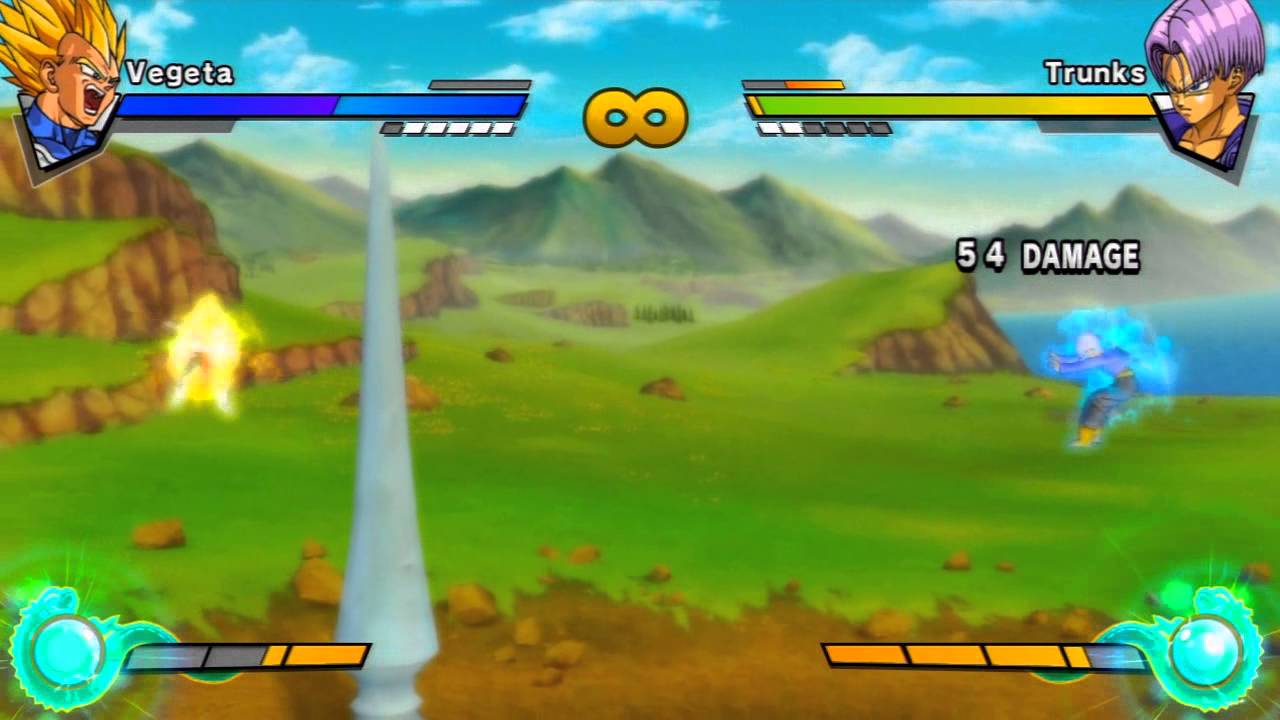 Dragon Ball Z Burst Limit - Vegeta Vs Trunks