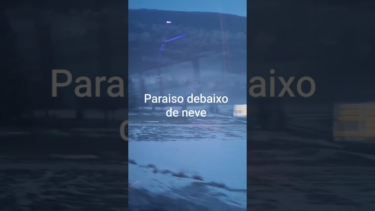 Paraíso debaixo de neve