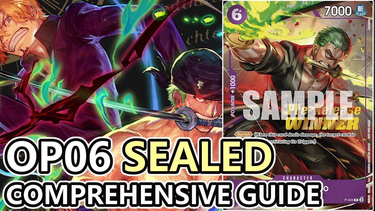 [OP06] COMPREHENSIVE SEALED GUIDE - Wings of the Captain - One Piece Card Game