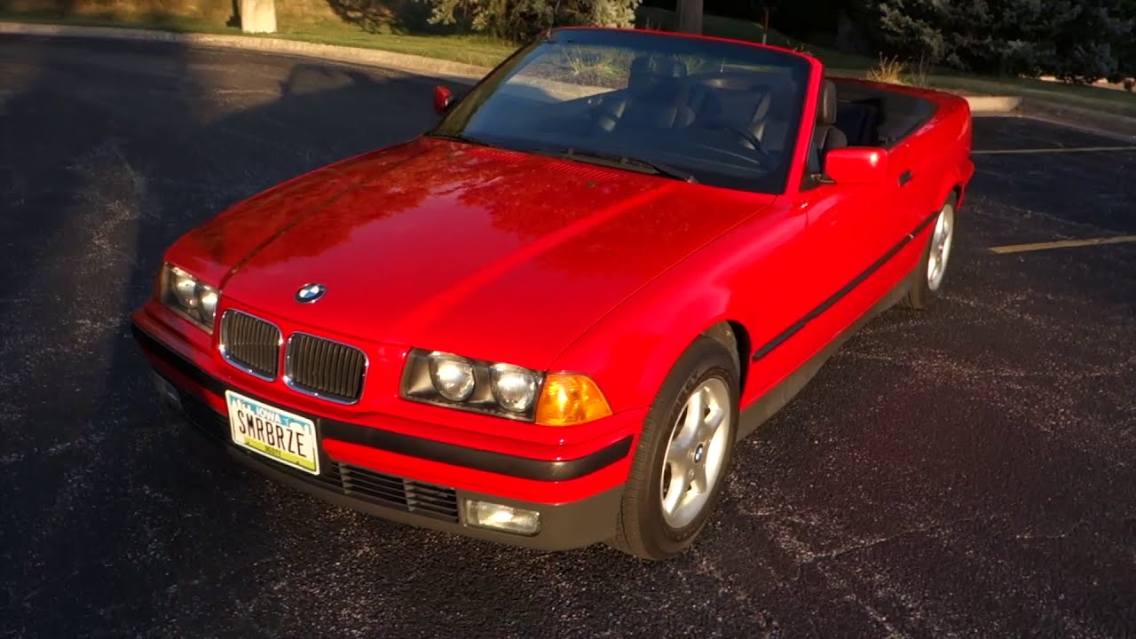 1994 BMW 325i Convertible RED